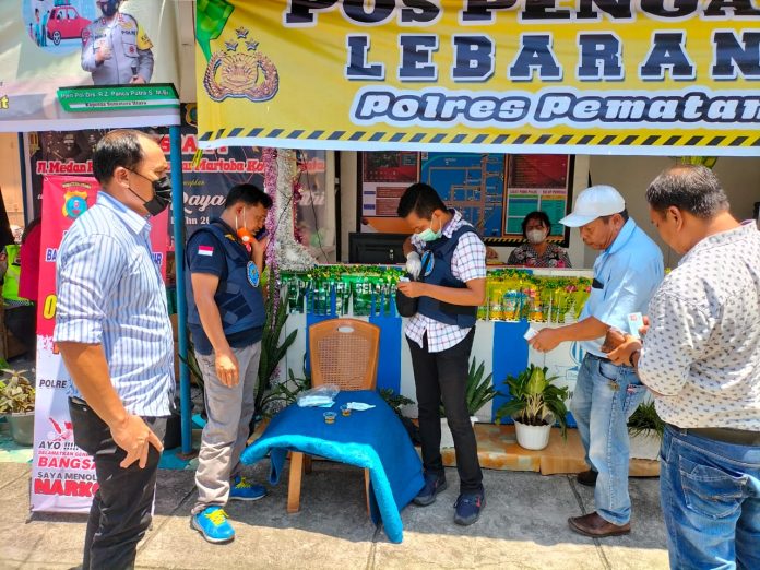 Sopir Angkutan Umum Di Siantar Dites Urine Ini Hasilnya