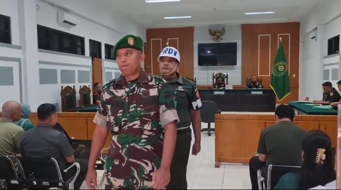 Prajurit TNI AD Bunuh Istri di Deli Serdang Dituntut Hukuman Mati