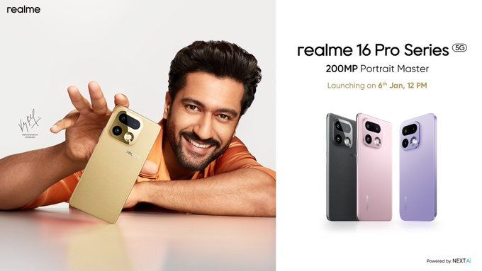 16 Pro Rilis Realme 16 Pro Series Siap Rilis 2026: Kamera 200MP, Layar 144Hz, Ini ...