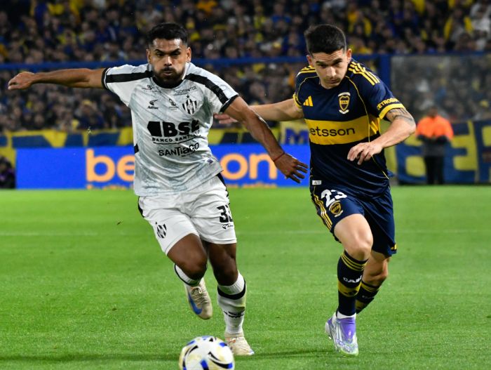 Hasil Babak Pertama Boca Juniors vs Central Cordoba SdE: Boca Unggul 1-0